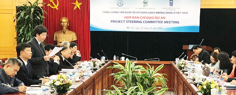 Dự án tăng cường sản xuất và sử dụng gạch không nung ở Việt Nam nhiều thành công
